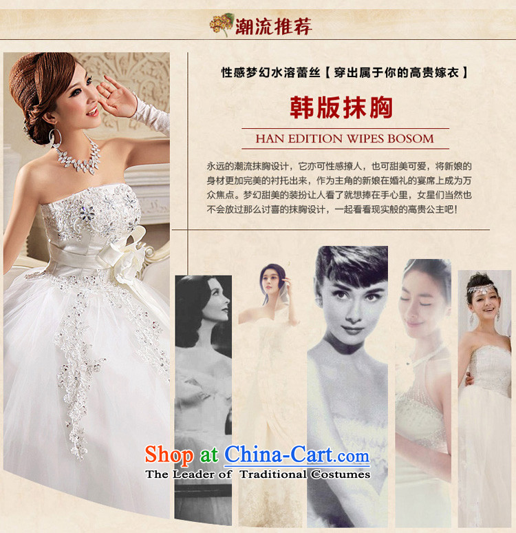 Honeymoon bride wedding dresses 2015 new Korean lace anointed chest straps to wedding marriages wedding manually diamond wedding white picture, prices, S brand platters! The elections are supplied in the national character of distribution, so action, buy now enjoy more preferential! As soon as possible.