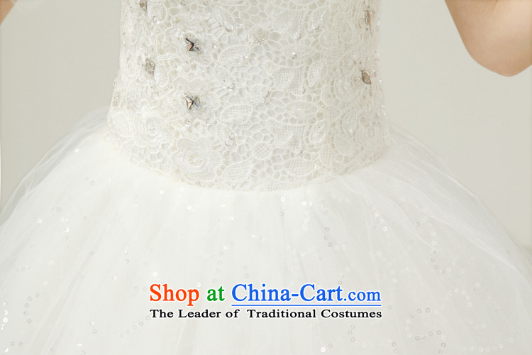 Yong-yeon and 2015 New shoulder wedding Korean Princess Beveled Shoulder straps lace to align the wedding dresses white made no allowance picture size, prices, brand platters! The elections are supplied in the national character of distribution, so action, buy now enjoy more preferential! As soon as possible.