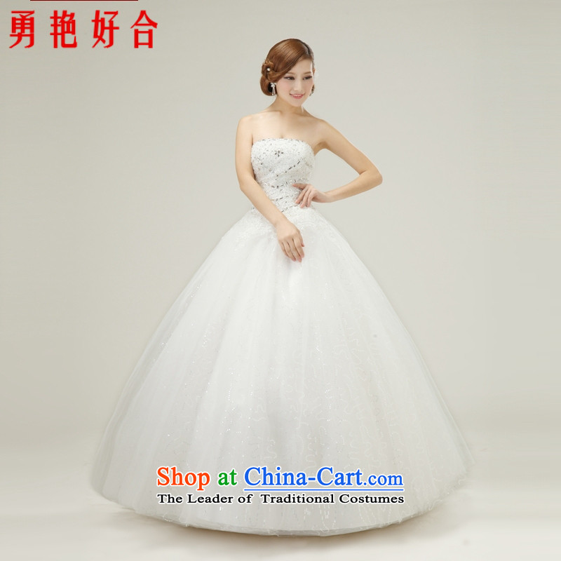 Yong-yeon and new rack and summer marriage and chest straps to white, wedding dresses offer white S