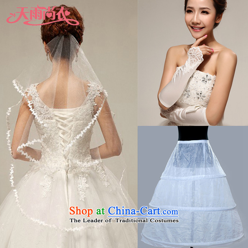 Rain-sang Yi marriages wedding dress accessories wedding accessories and glove Skirt holding TS1+ST09+Q6 red, rain-sang Yi shopping on the Internet has been pressed.