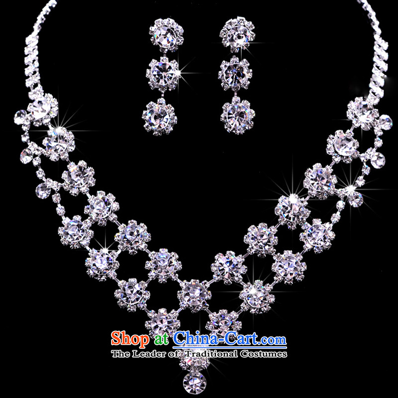 Rain Coat beautiful bride marriage yet jewelry photo building style necklace wedding dresses and ornaments water diamond necklace earrings crown kits Xl02+hg64 necklaces, earrings + rain-sang Yi shopping on the Internet has been pressed.