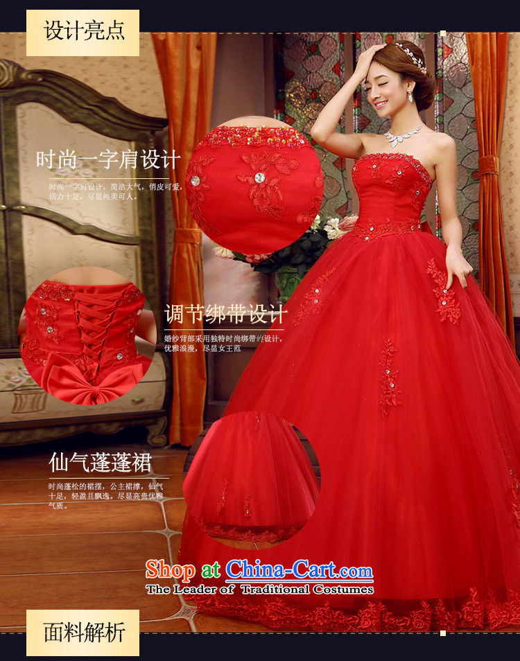 Rain-sang yi 2015 new wedding dress Korean Diamond Luxury depilation chest Princess Bride straps wedding HS917 large red Suzhou shipment M picture, prices, brand platters! The elections are supplied in the national character of distribution, so action, buy now enjoy more preferential! As soon as possible.