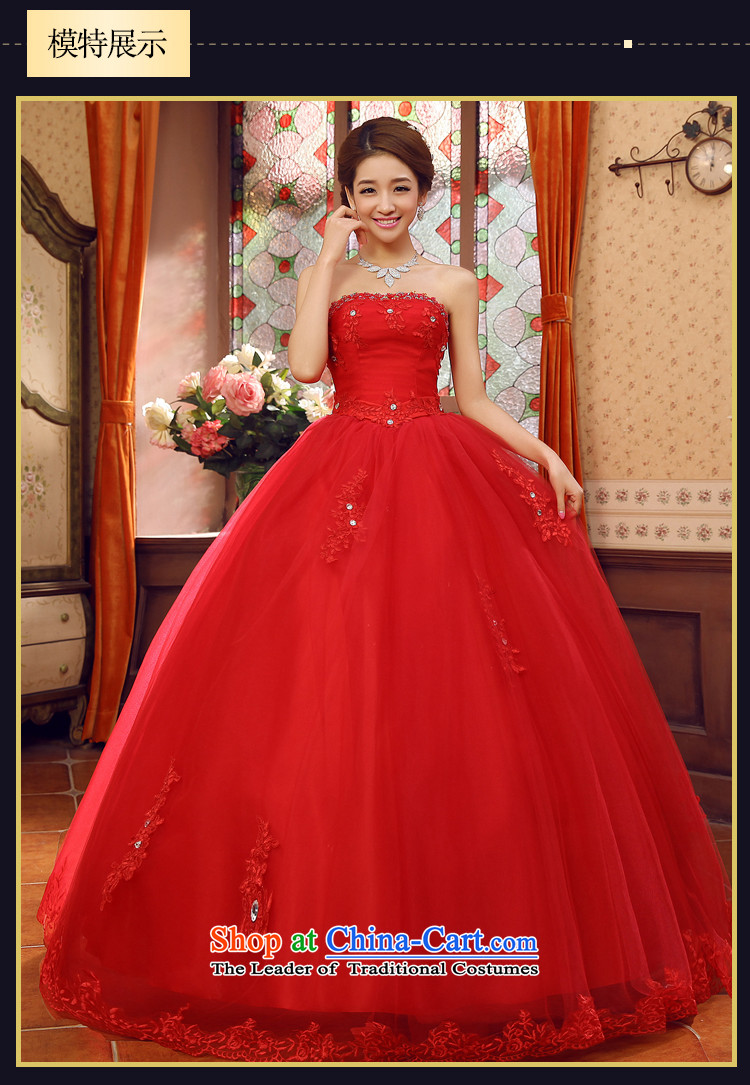 Rain-sang yi 2015 new wedding dress Korean Diamond Luxury depilation chest Princess Bride straps wedding HS917 large red Suzhou shipment M picture, prices, brand platters! The elections are supplied in the national character of distribution, so action, buy now enjoy more preferential! As soon as possible.