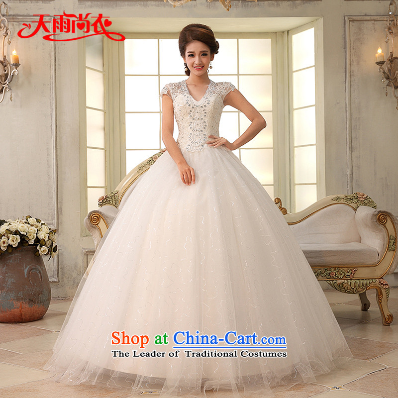 Rain-sang Yi marriages 2015 new listing Korean dresses and sexy lace diamond package shoulder wedding HS926 white Suzhou shipment M
