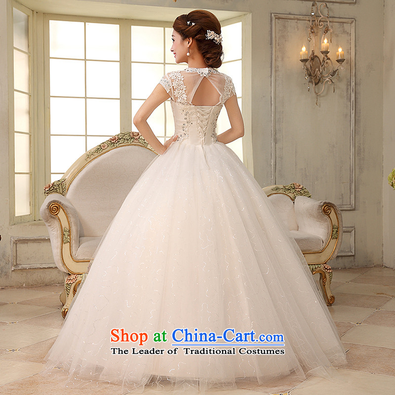 Rain-sang Yi marriages 2015 new listing Korean dresses and sexy lace diamond package shoulder wedding HS926 white Suzhou shipment M rain still Yi shopping on the Internet has been pressed.