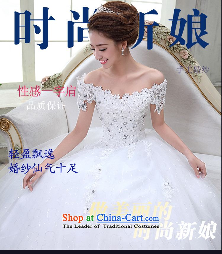 Rain-sang Yi marriages 2015 wedding dresses new sweet a shoulder straps align field to diamond strap video thin white gauze HS930 White XXL picture, prices, brand platters! The elections are supplied in the national character of distribution, so action, buy now enjoy more preferential! As soon as possible.