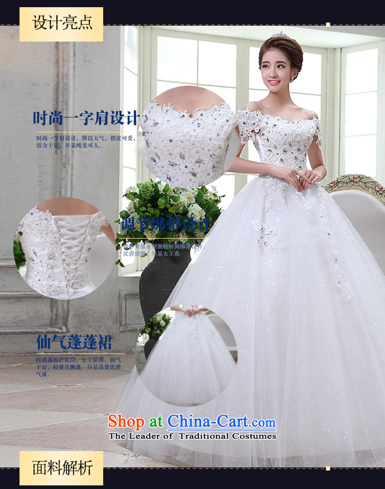 Rain-sang Yi marriages 2015 wedding dresses new sweet a shoulder straps align field to diamond strap video thin white gauze HS930 White XXL picture, prices, brand platters! The elections are supplied in the national character of distribution, so action, buy now enjoy more preferential! As soon as possible.