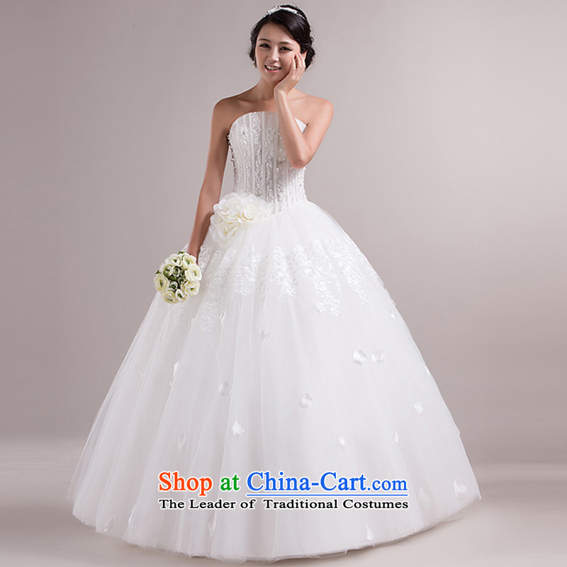 Rain-sang Yi marriages new stylish wedding anointed chest diamond wedding flower to align the strap White gauze HS850 white S, rain-sang Yi shopping on the Internet has been pressed.