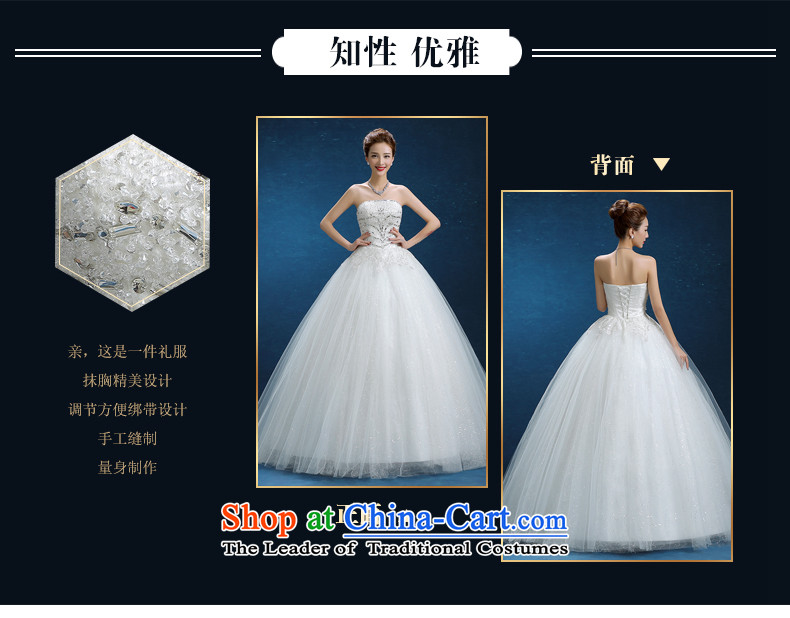 Rain-sang yi wedding dresses 2015 New Married Women Korean Princess Mary Magdalene chest to bind with Diamond White gauze HS870 White XXL picture, prices, brand platters! The elections are supplied in the national character of distribution, so action, buy now enjoy more preferential! As soon as possible.