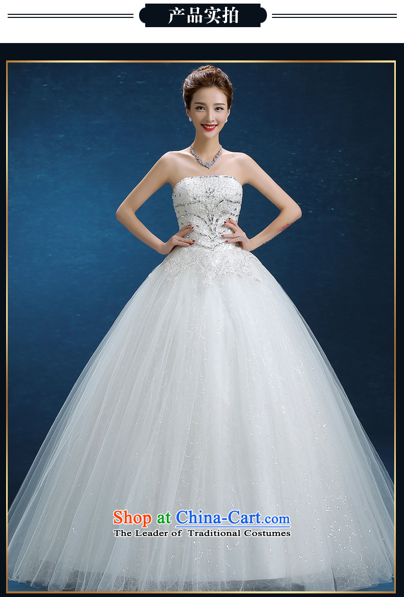 Rain-sang yi wedding dresses 2015 New Married Women Korean Princess Mary Magdalene chest to bind with Diamond White gauze HS870 White XXL picture, prices, brand platters! The elections are supplied in the national character of distribution, so action, buy now enjoy more preferential! As soon as possible.