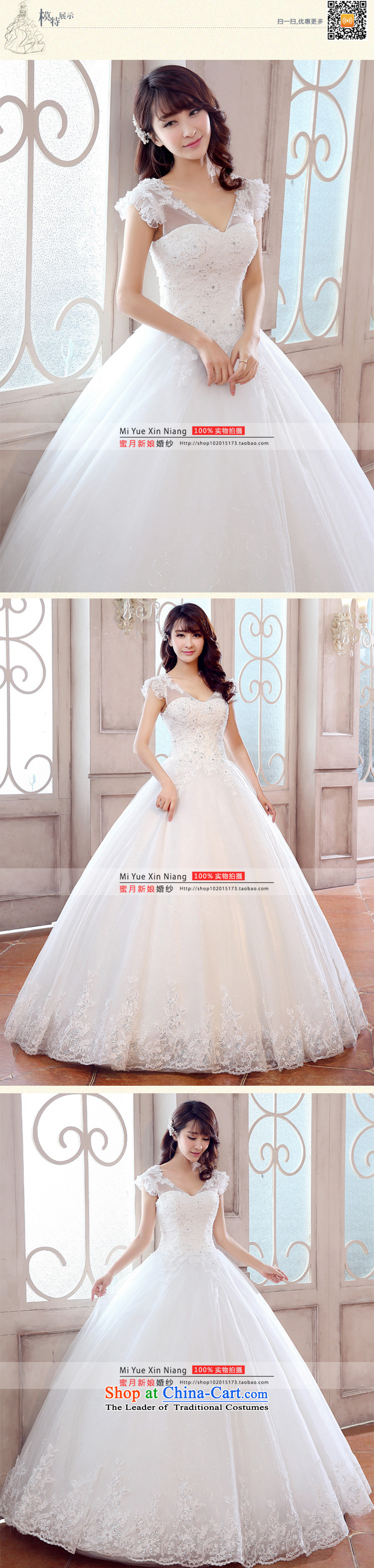 The spring of 2015, the bride honeymoon new products wedding dresses elegant package shoulder Princess Palace Korean wedding straps to align the wedding bon bon straps wedding pictures, price XL white, brand platters! The elections are supplied in the national character of distribution, so action, buy now enjoy more preferential! As soon as possible.