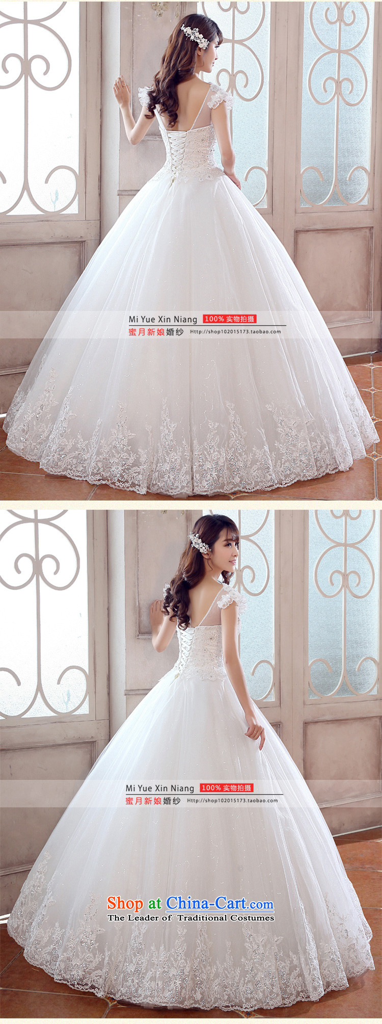 The spring of 2015, the bride honeymoon new products wedding dresses elegant package shoulder Princess Palace Korean wedding straps to align the wedding bon bon straps wedding pictures, price XL white, brand platters! The elections are supplied in the national character of distribution, so action, buy now enjoy more preferential! As soon as possible.