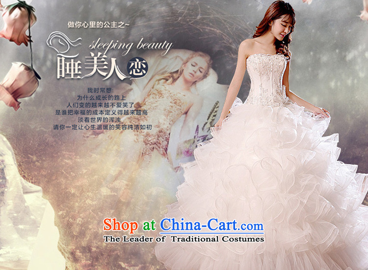 Honeymoon bride 2015 new wedding dresses lace on chip anointed chest princess bon bon skirt to align the wedding petticoats White XL Photo, prices, brand platters! The elections are supplied in the national character of distribution, so action, buy now enjoy more preferential! As soon as possible.
