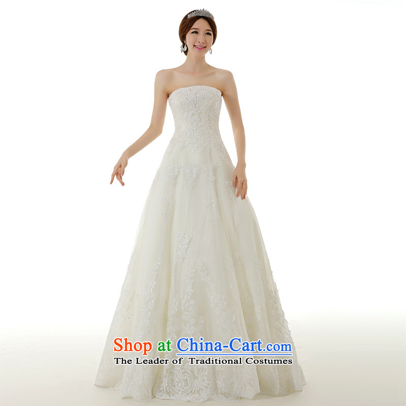 Clean the new trendy 2015 man anointed chest A skirt as to align the wedding dress retro Lace Embroidery beads manually Sau San wedding white S  pre-sale 7 Day Shipping, plumbing, , , , shopping on the Internet