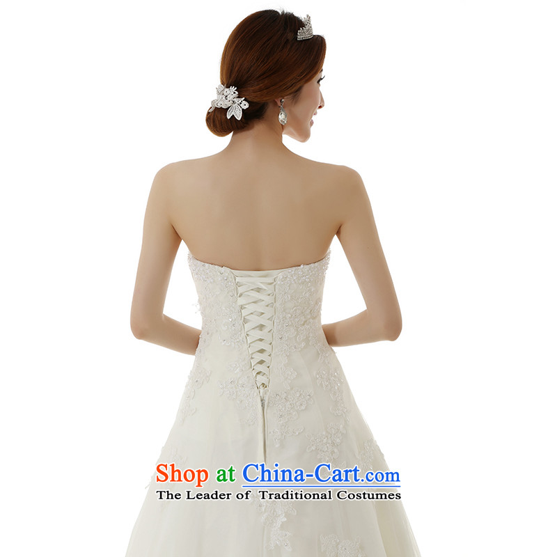 Clean the new trendy 2015 man anointed chest A skirt as to align the wedding dress retro Lace Embroidery beads manually Sau San wedding white S  pre-sale 7 Day Shipping, plumbing, , , , shopping on the Internet