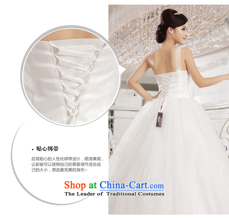 Honeymoon bride wedding dresses 2015 new Korean sweet princess shoulder diamond wedding to align the wedding bon bon straps princess wedding White M pictures, prices, brand platters! The elections are supplied in the national character of distribution, so action, buy now enjoy more preferential! As soon as possible.