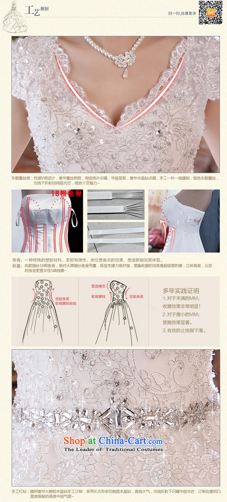 Honeymoon bride wedding spring 2015 new products wedding dresses new package shoulder princess deep V-neck strap to align the wedding wedding lace wedding White M pictures, prices, brand platters! The elections are supplied in the national character of distribution, so action, buy now enjoy more preferential! As soon as possible.
