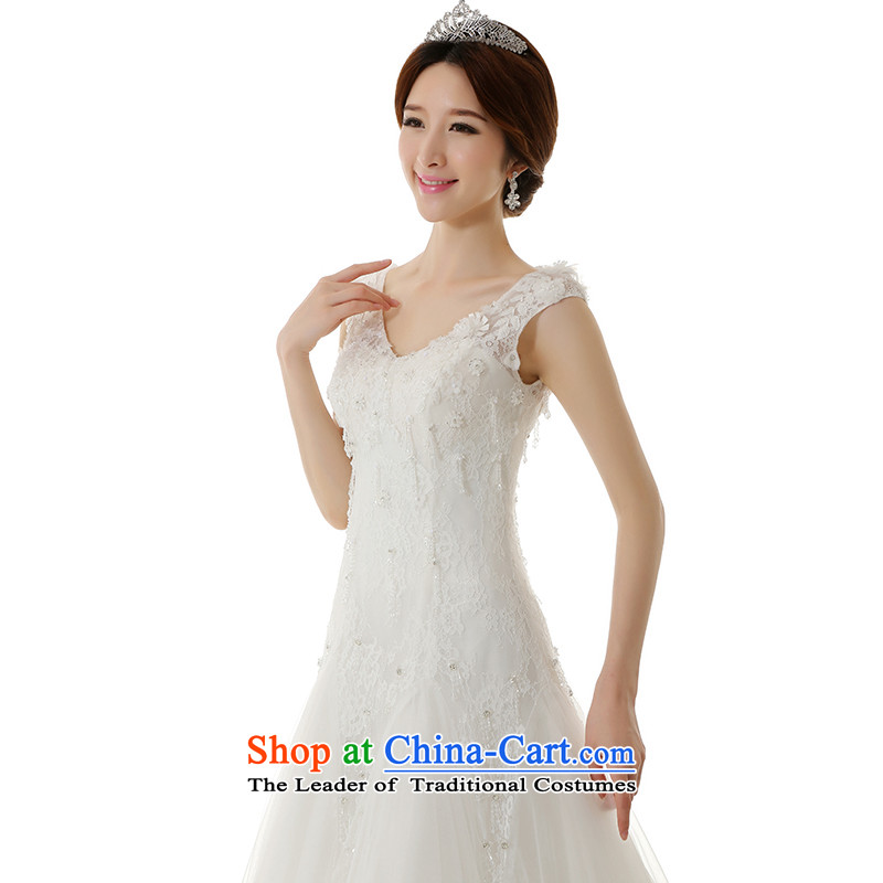Clean the new trendy 2015 spread the word shoulder a field to align petticoats wedding dresses elegant slotted package shoulder stylish wedding dresses White XXL pre-sale, plumbing, , , , shopping on the Internet