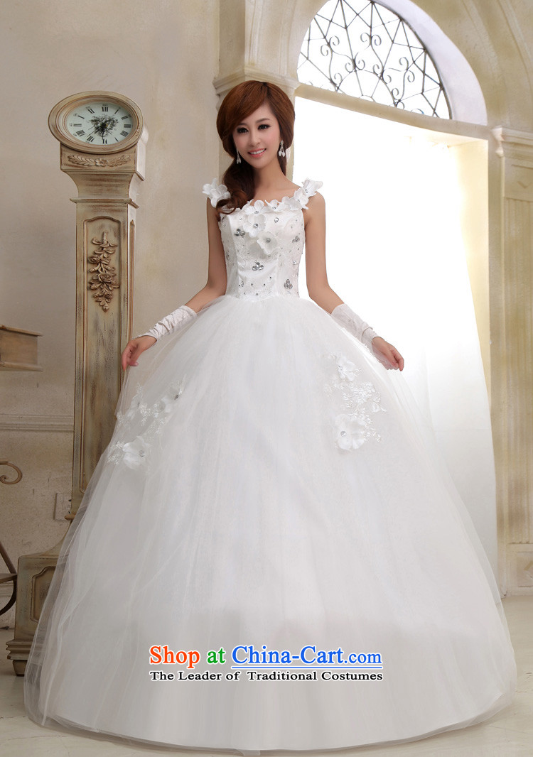 Honeymoon bride 2015 new wedding dresses water drilling flowers graphics thin wedding shoulder straps flowers sweet princess wedding White M pictures, prices, brand platters! The elections are supplied in the national character of distribution, so action, buy now enjoy more preferential! As soon as possible.