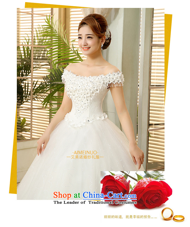 The HIV NEW 2015 wedding dresses the word shoulder flowers diamond lace retro straps Korean sweet to align the princess yarn H-41 white L picture, prices, brand platters! The elections are supplied in the national character of distribution, so action, buy now enjoy more preferential! As soon as possible.