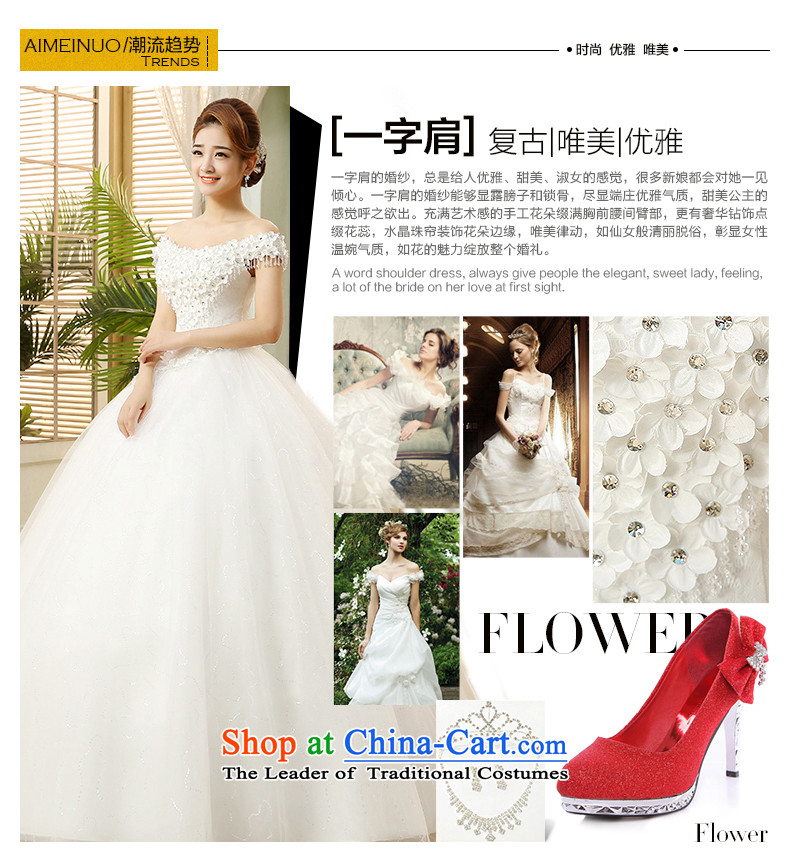 The HIV NEW 2015 wedding dresses the word shoulder flowers diamond lace retro straps Korean sweet to align the princess yarn H-41 white L picture, prices, brand platters! The elections are supplied in the national character of distribution, so action, buy now enjoy more preferential! As soon as possible.