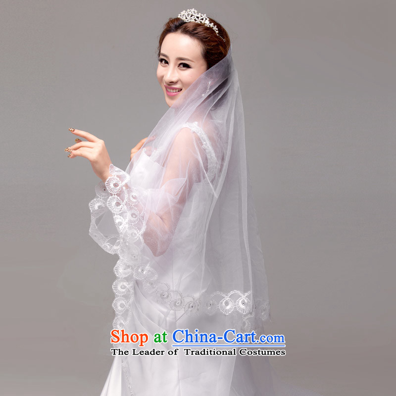  Love of birds mslover lace single layer wedding dresses accessories marriages long head yarn tail and legal rice white , 3 m, Lisa (MSLOVER) , , , shopping on the Internet