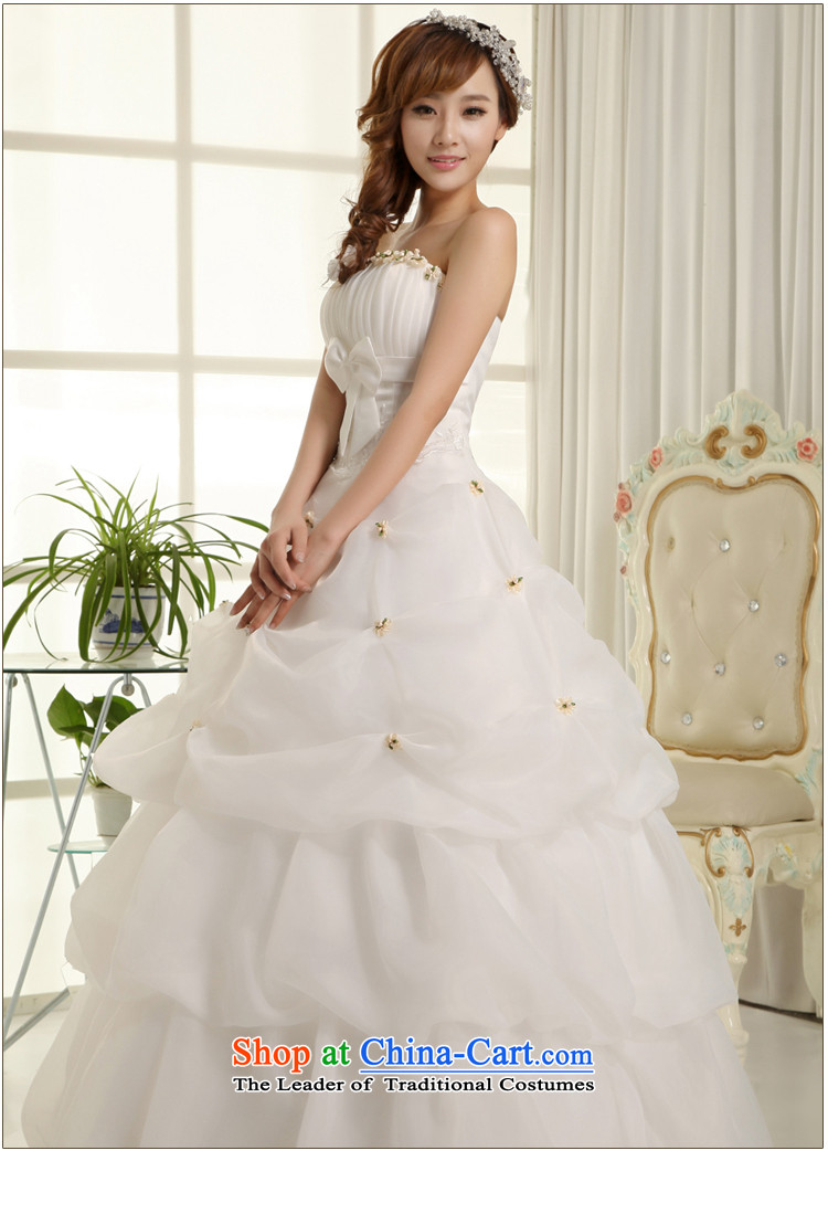 In accordance with the new 2015 Uganda on the wedding dress wedding marriages wedding white Korean anointed chest to Princess van wedding now upgrade straps, align the white band of land prices, pictures, S brand platters! The elections are supplied in the national character of distribution, so action, buy now enjoy more preferential! As soon as possible.