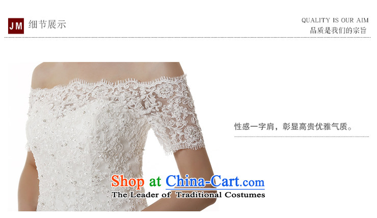Clean the spread of autumn and winter 2015 new bride a field for the shoulder lace crowsfoot wedding dresses word elegant collar middle sleeve Sau San video thin crowsfoot large tail bridal dresses cuff M picture, prices, brand platters! The elections are supplied in the national character of distribution, so action, buy now enjoy more preferential! As soon as possible.