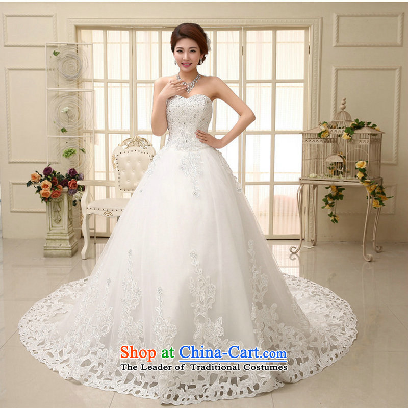 Optimize the spring 2014 New Hong-wedding dresses elegant sweet words to align the Princess Bride chest diamond wedding XS889 XXL, white optimize Hong shopping on the Internet has been pressed.