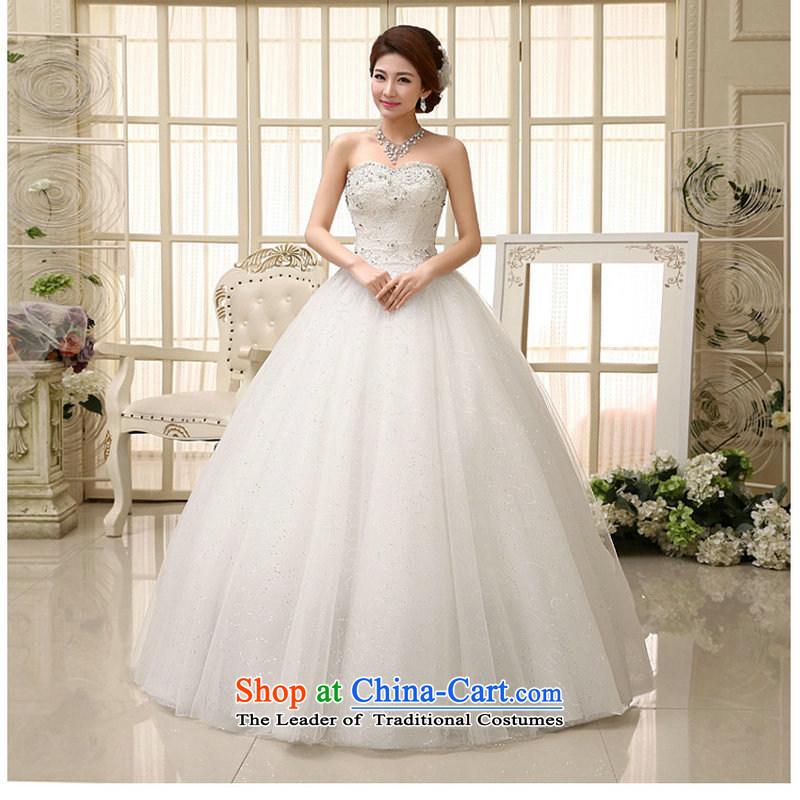 Optimize Hong-wedding dresses new stylish Korean 2014 spring straps wedding video wedding XS789 thin white XL, Optimize Hong shopping on the Internet has been pressed.