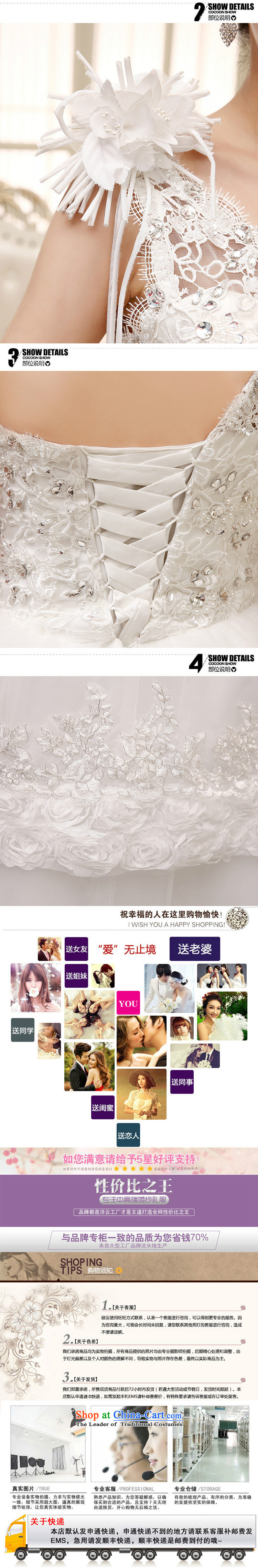 Optimize high-end fashion Hong-flower wedding sweet bride lace wedding manually set the drill shoulder 2014 new wedding pictures, white L XS578 price, brand platters! The elections are supplied in the national character of distribution, so action, buy now enjoy more preferential! As soon as possible.