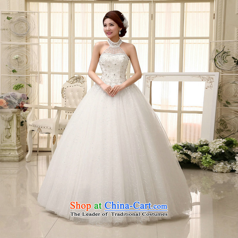 Optimize Hong-wedding dresses new 2014 Korean Red double-shoulder straps Sau San bride lace to align the wedding XS889 female white L, Optimize Hong shopping on the Internet has been pressed.