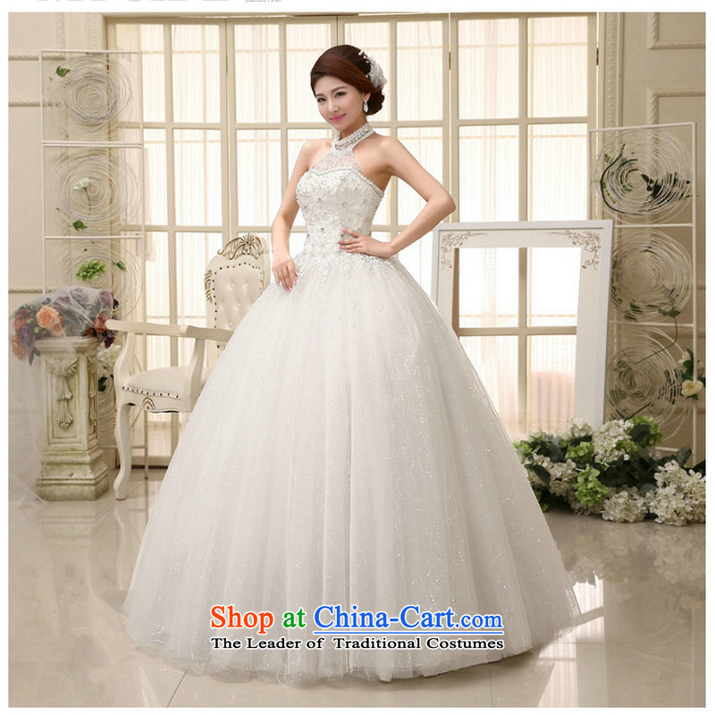 Optimize Hong-wedding dresses new 2014 Korean Red double-shoulder straps Sau San bride lace to align the wedding XS889 female white L, Optimize Hong shopping on the Internet has been pressed.