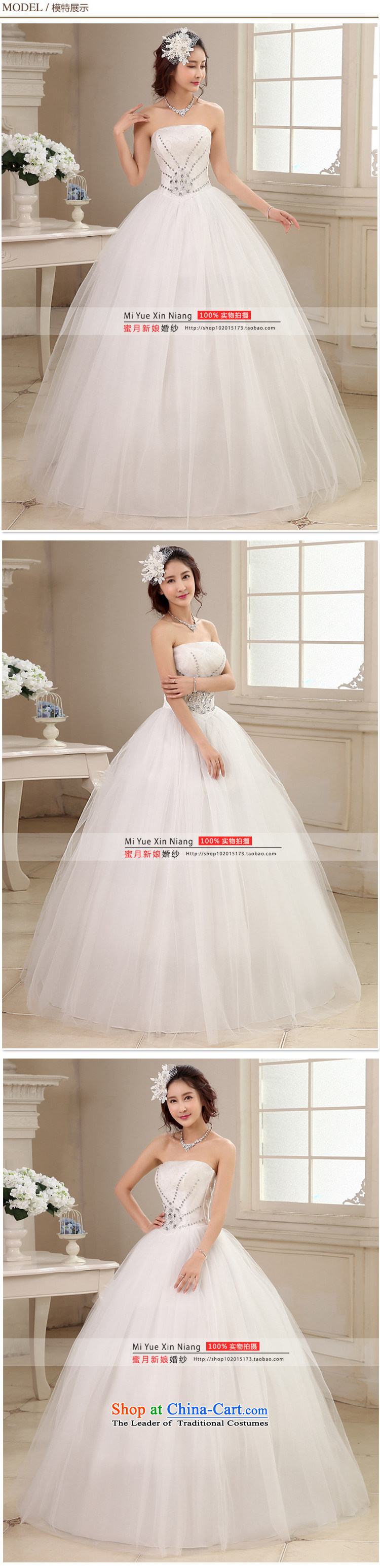 Honeymoon bride wedding dresses 2015 new Korean Diamond Wedding align with Chest straps to the princess wedding white picture, prices, XS brand platters! The elections are supplied in the national character of distribution, so action, buy now enjoy more preferential! As soon as possible.