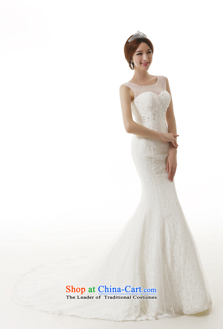 Clean the new 2015 diffuse lace crowsfoot small trailing wedding dresses transparent dual shoulder Foutune of graphics and package thin crowsfoot wedding dresses white L picture, prices, brand platters! The elections are supplied in the national character of distribution, so action, buy now enjoy more preferential! As soon as possible.