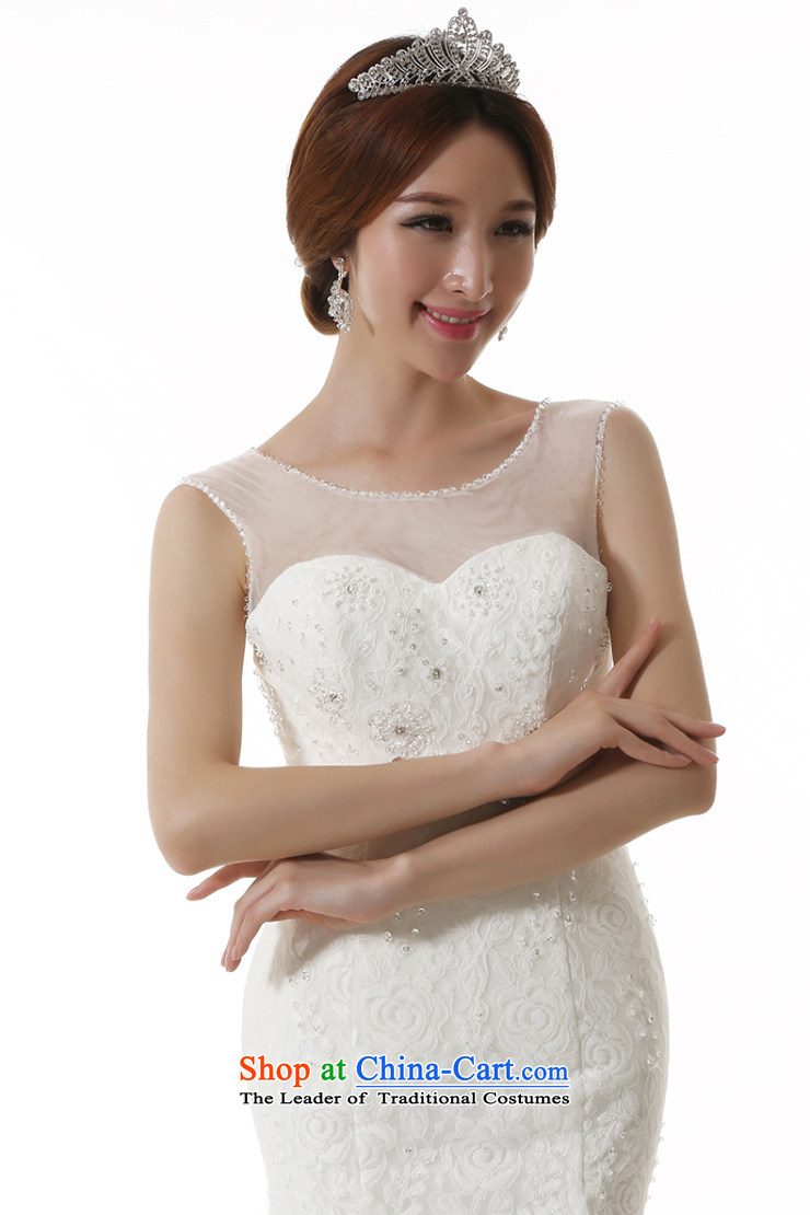 Clean the new 2015 diffuse lace crowsfoot small trailing wedding dresses transparent dual shoulder Foutune of graphics and package thin crowsfoot wedding dresses white L picture, prices, brand platters! The elections are supplied in the national character of distribution, so action, buy now enjoy more preferential! As soon as possible.
