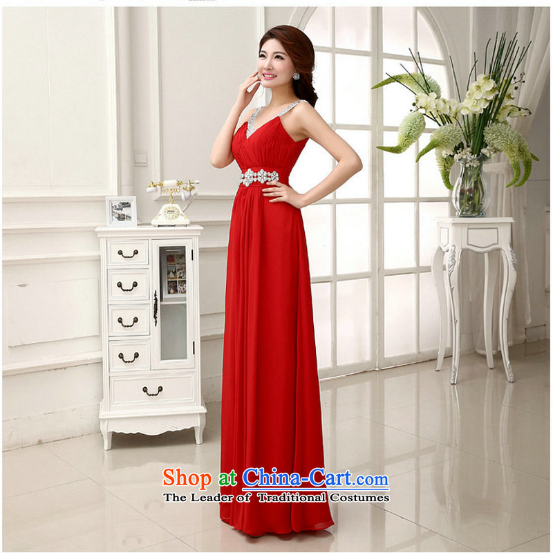 Optimize Hong-red Korean lace The Princess Bride wedding dress betrothal marriage services wedding XS781 bows red XL, Optimize Hong shopping on the Internet has been pressed.