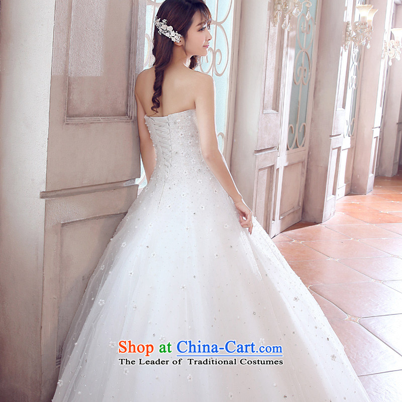 Honeymoon bride 2015 new products wedding dresses to manually put the chest wedding flower sweet white wedding , S, Princess Bride honeymoon shopping on the Internet has been pressed.