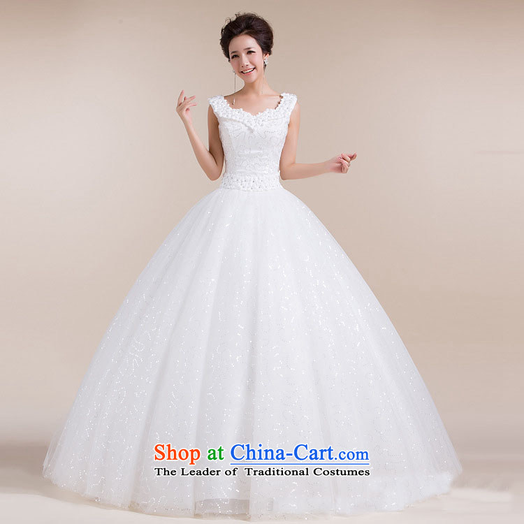 Optimize video new word shoulder straps Fung skirt dragging flowers of the waist stylish and simple wedding dresses XS7077 white package picture, prices, brand platters! The elections are supplied in the national character of distribution, so action, buy now enjoy more preferential! As soon as possible.