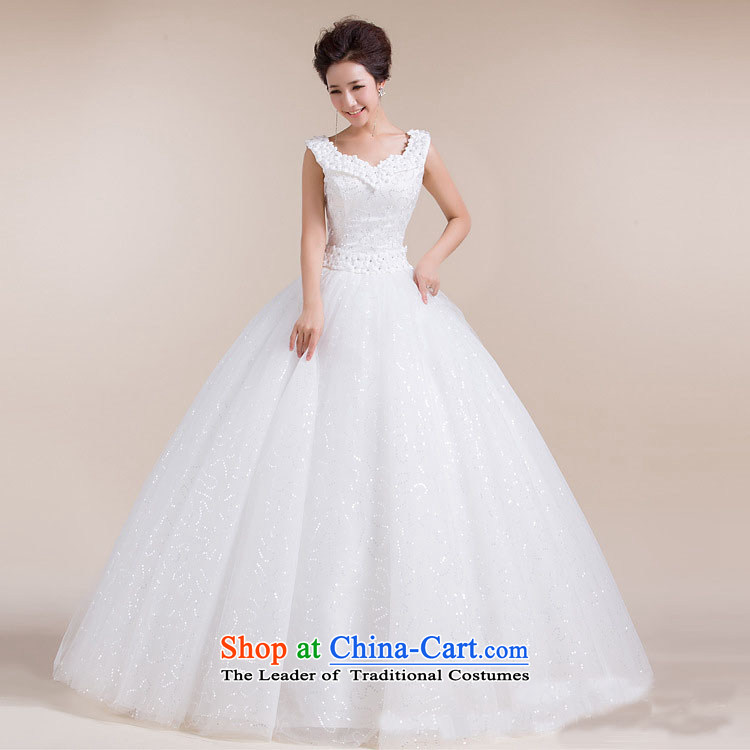Optimize video new word shoulder straps Fung skirt dragging flowers of the waist stylish and simple wedding dresses XS7077 white package picture, prices, brand platters! The elections are supplied in the national character of distribution, so action, buy now enjoy more preferential! As soon as possible.