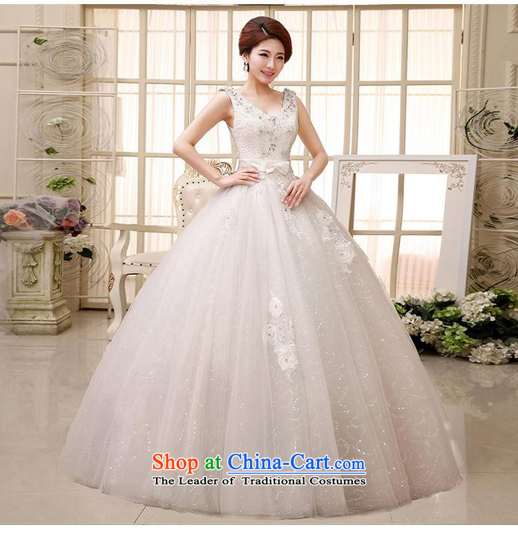 Rain-sang Yi marriages 2015 new Korean shoulders elegant parquet drill lace straps to align the white video thin wedding HS971 white L picture, prices, brand platters! The elections are supplied in the national character of distribution, so action, buy now enjoy more preferential! As soon as possible.