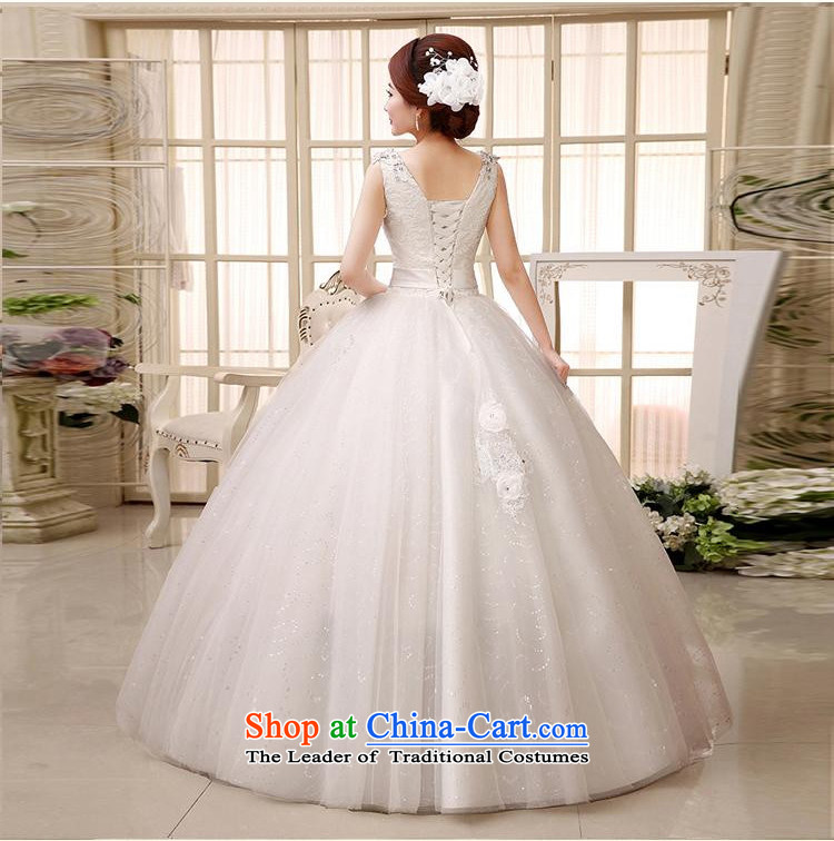 Rain-sang Yi marriages 2015 new Korean shoulders elegant parquet drill lace straps to align the white video thin wedding HS971 white L picture, prices, brand platters! The elections are supplied in the national character of distribution, so action, buy now enjoy more preferential! As soon as possible.