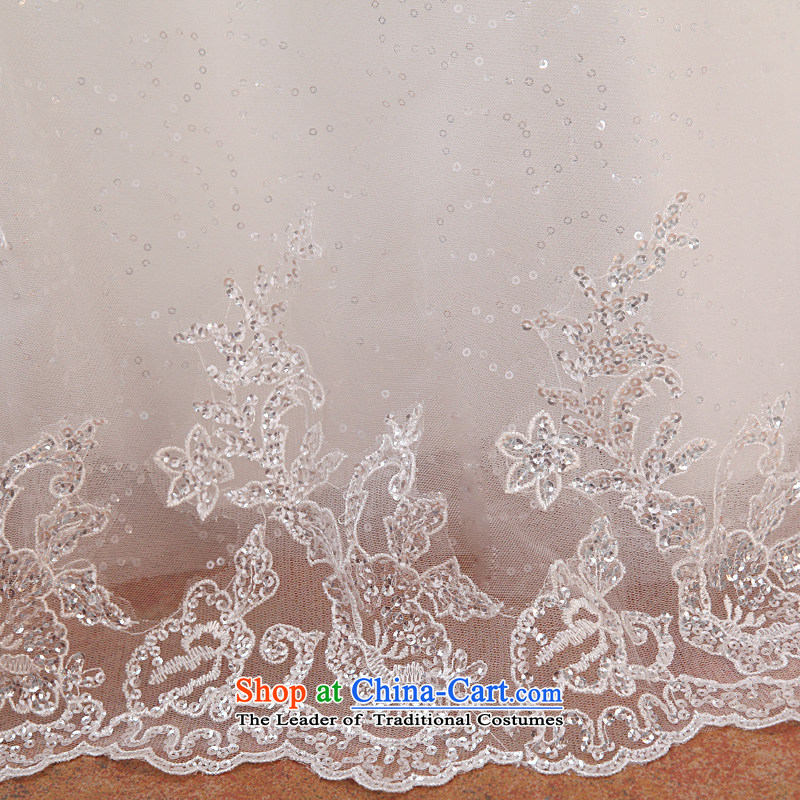 Honeymoon bride Wedding 2015 Spring new stylish wedding dresses also reset manually mount Korean style to align the Sau San Wedding White XL, bride honeymoon shopping on the Internet has been pressed.