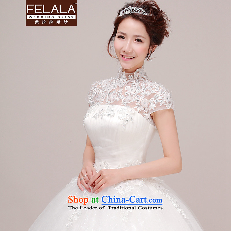 Ferrara Ting Ho wedding dresses 2015 new Korean word to align the shoulder lace retro package wedding female XL(2 feet 2 Ferrara wedding (FELALA) , , , shopping on the Internet