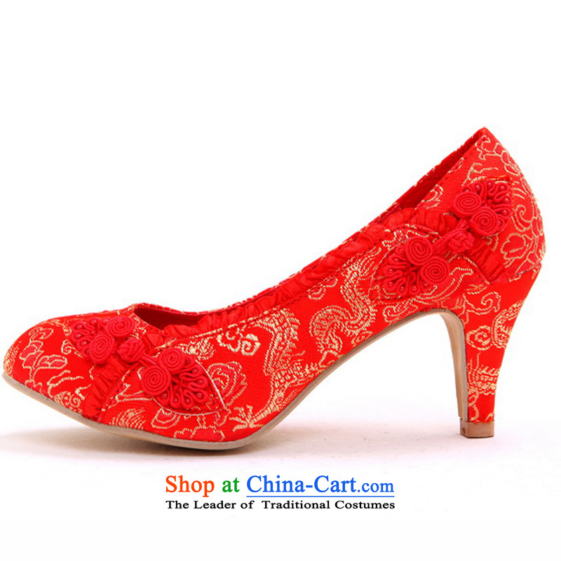 Rain-sang Yi marriages marriage ornaments wedding dresses women shoes beautiful bride shoes marriage shoes shoes qipao shoes XZ105 marriage red 39, rain-sang Yi shopping on the Internet has been pressed.