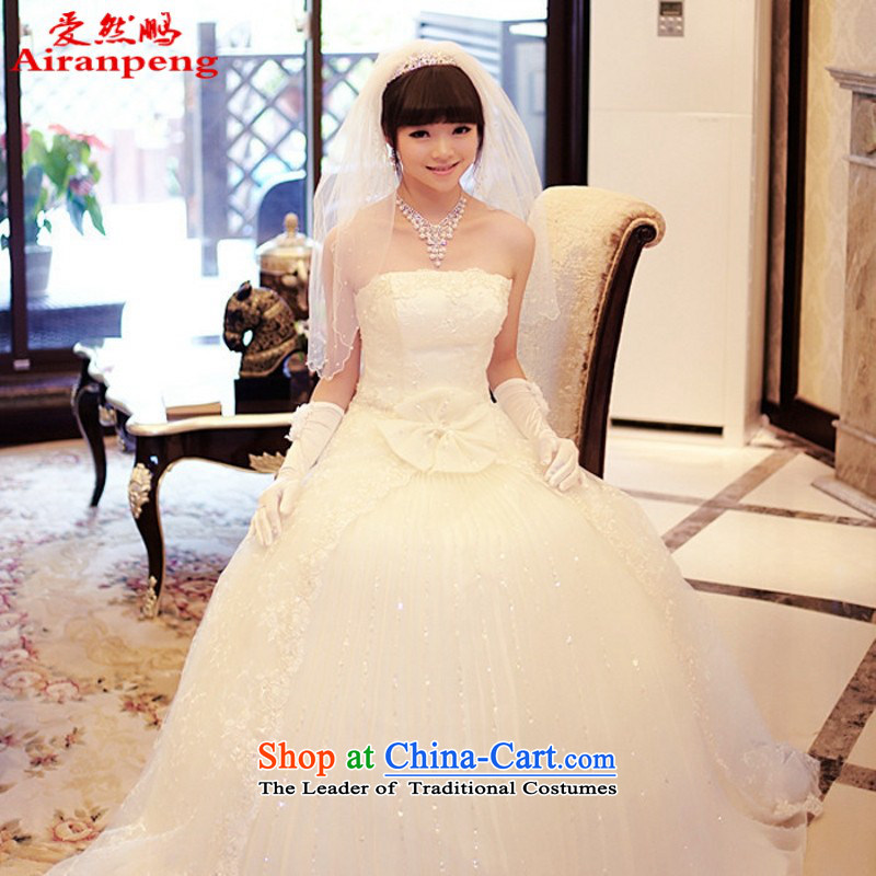Love So Peng wedding dresses 2014 new upscale lace wedding a perfect example of the Korean version of the princess stylish wedding champagne chest wiping the customer to do not returning the size to