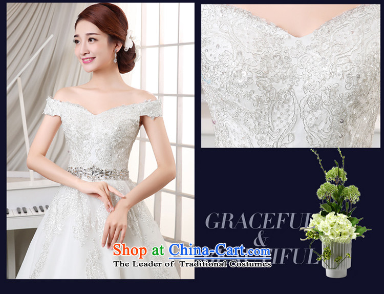 7 Color 7 tone won 2015 New align version to large princess sweet wedding word shoulder FOREIGN TRADE H001 wedding  pictures, price XL white, brand platters! The elections are supplied in the national character of distribution, so action, buy now enjoy more preferential! As soon as possible.