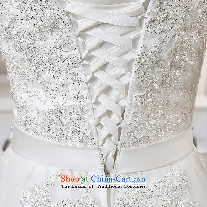 7 Color 7 tone won 2015 New align version to large princess sweet wedding word shoulder foreign trade wedding H001 White XL, 7 color 7 Tone , , , shopping on the Internet