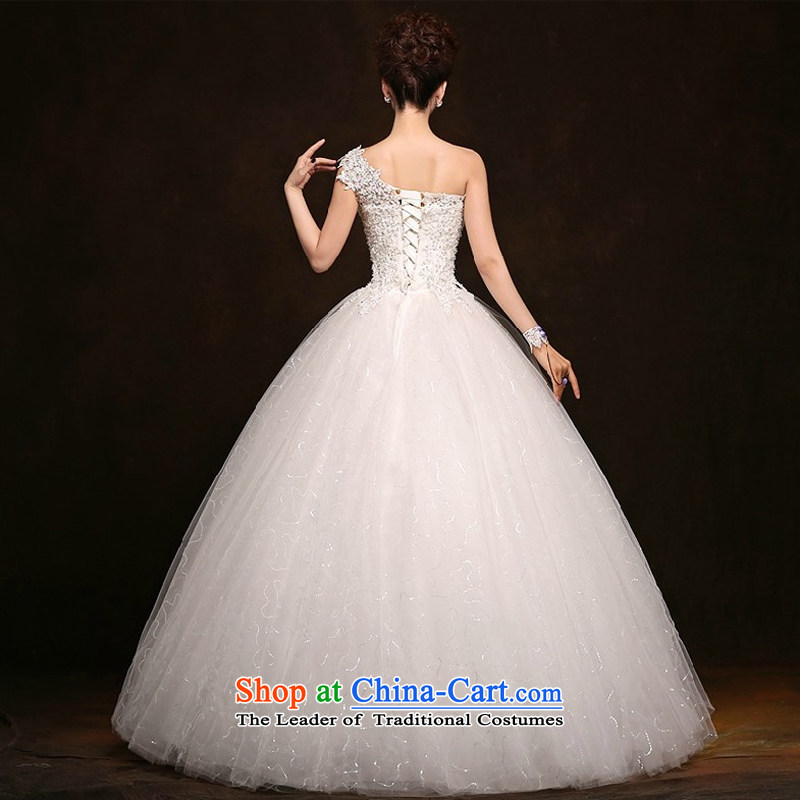 7 Color 7 tone Korean new the new 2015 shoulder to align graphics diamond ornaments with thin lace madame wedding dresses H005 white , 7 color 7 Tone , , , shopping on the Internet