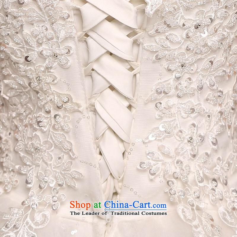 7 Color 7 tone Korean new the new 2015 shoulder to align graphics diamond ornaments with thin lace madame wedding dresses H005 white , 7 color 7 Tone , , , shopping on the Internet